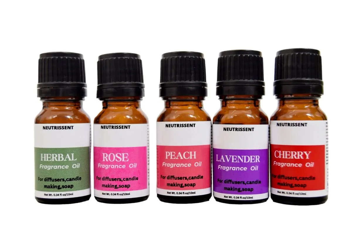 Neutrissent Fragrances Oil 10ml - Set of 5
