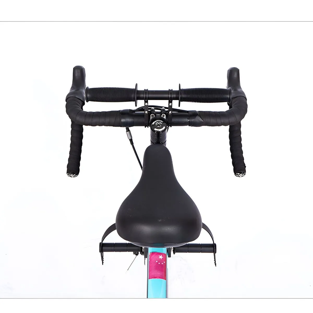 Aluminum Alloy Front Child Bike Seat with Adjustable Fit - Black