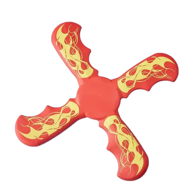 Cross Boomerang Outdoor Camping Toy - Red