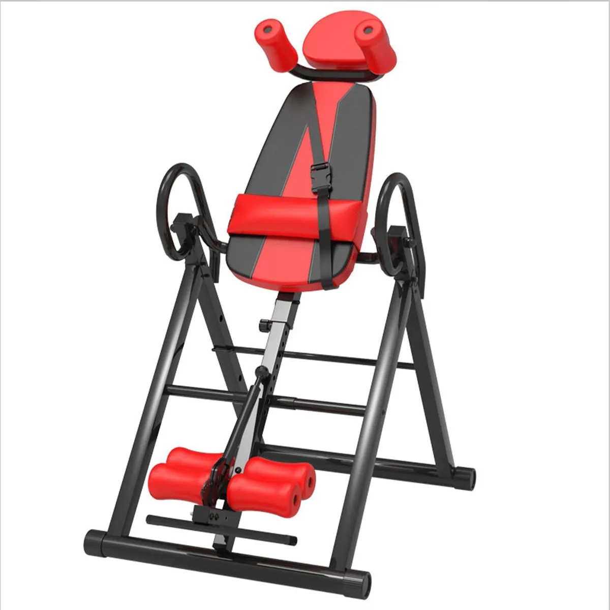 Fitness Inversion Table Foldable strength training handstand - Black