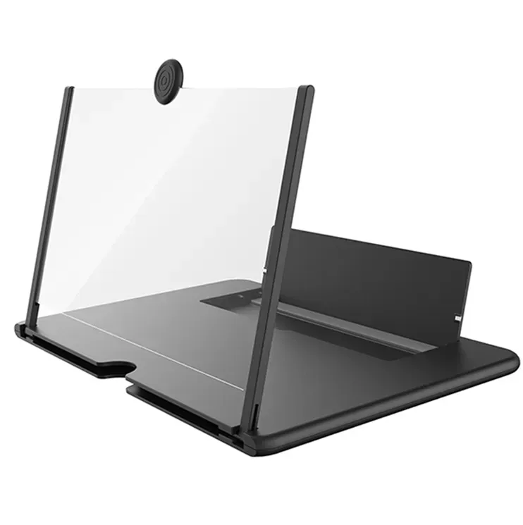 Folding HD Phone Smartphone Magnifier Screen Amplifiers - Black