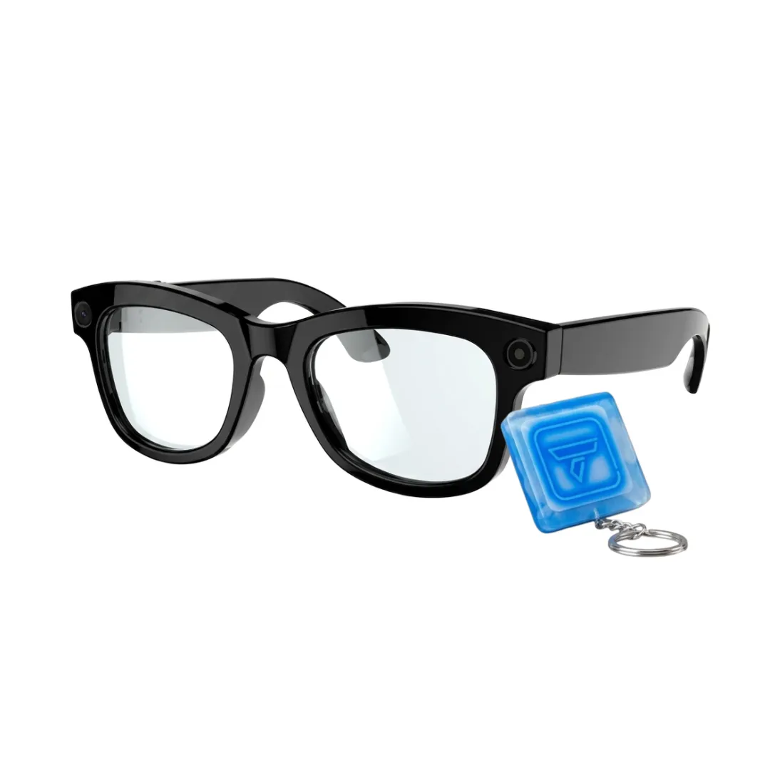 Smart Ai Glasses 4k Camera - Transparent Blue Light Lense