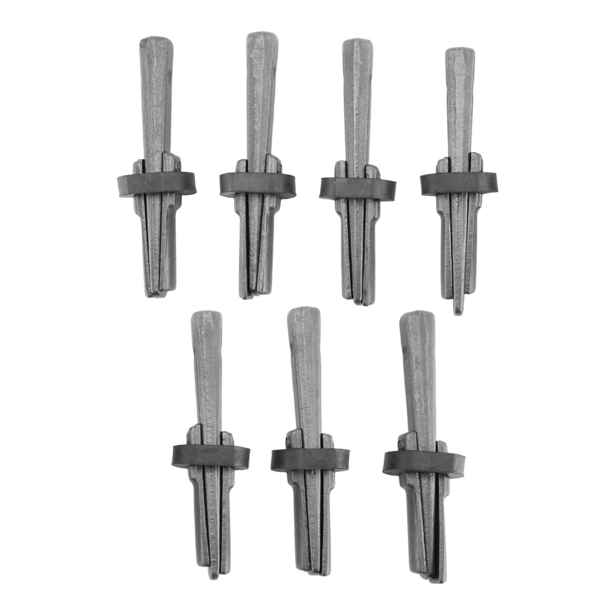 7 Set Stone Splitter 9/16In Metal Plug Wedges And Feathers Shims