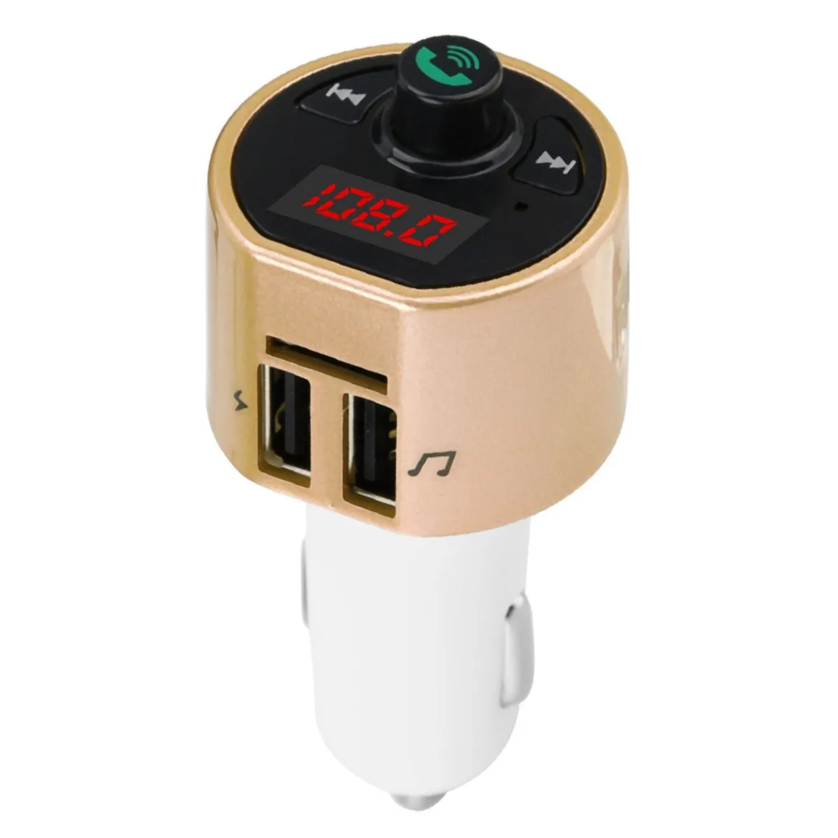 Bluetooth FM Transmitter Gold
