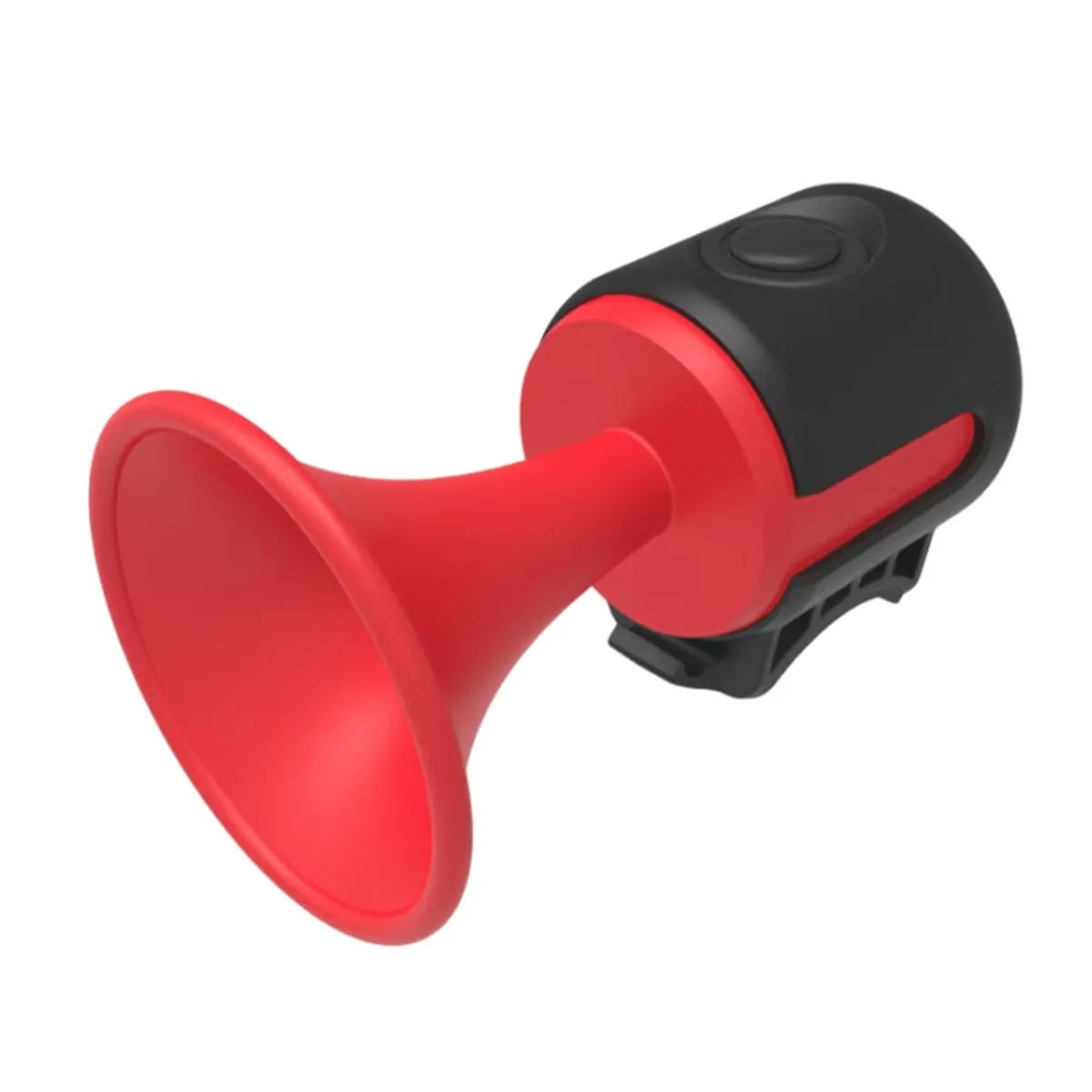 Electric Bike Horn Loud Bike Bell 120dB Waterproof Bicycle Horn Alarm - Red Black
