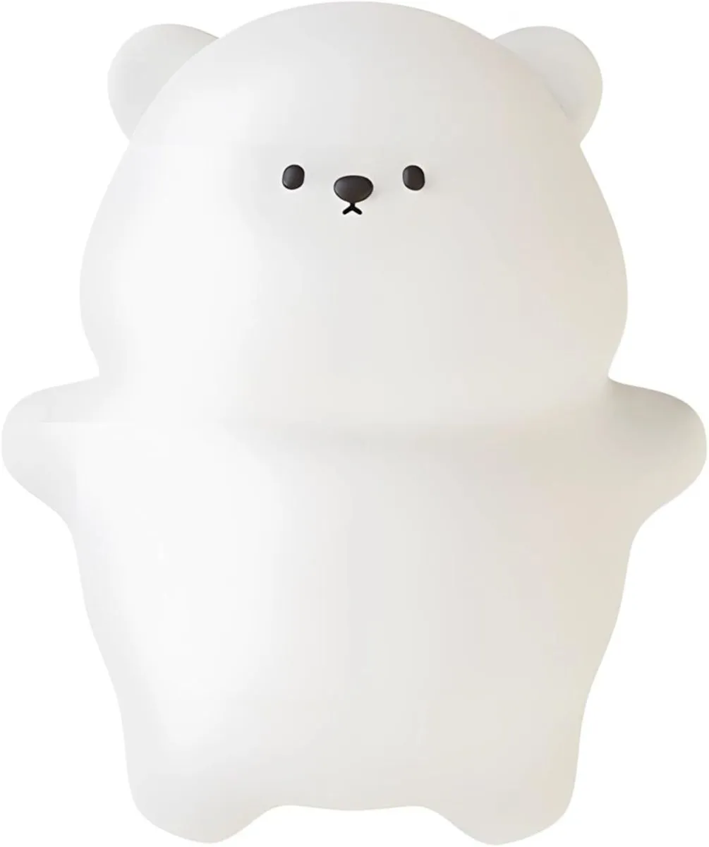 Ideal Nursery Bear Night Lamp: Baby Feeding Light With Rgb Color