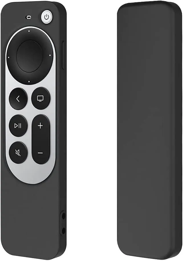 Funky Silicone Remote Case for Apple TV Series 6 Generation 2021 - Black