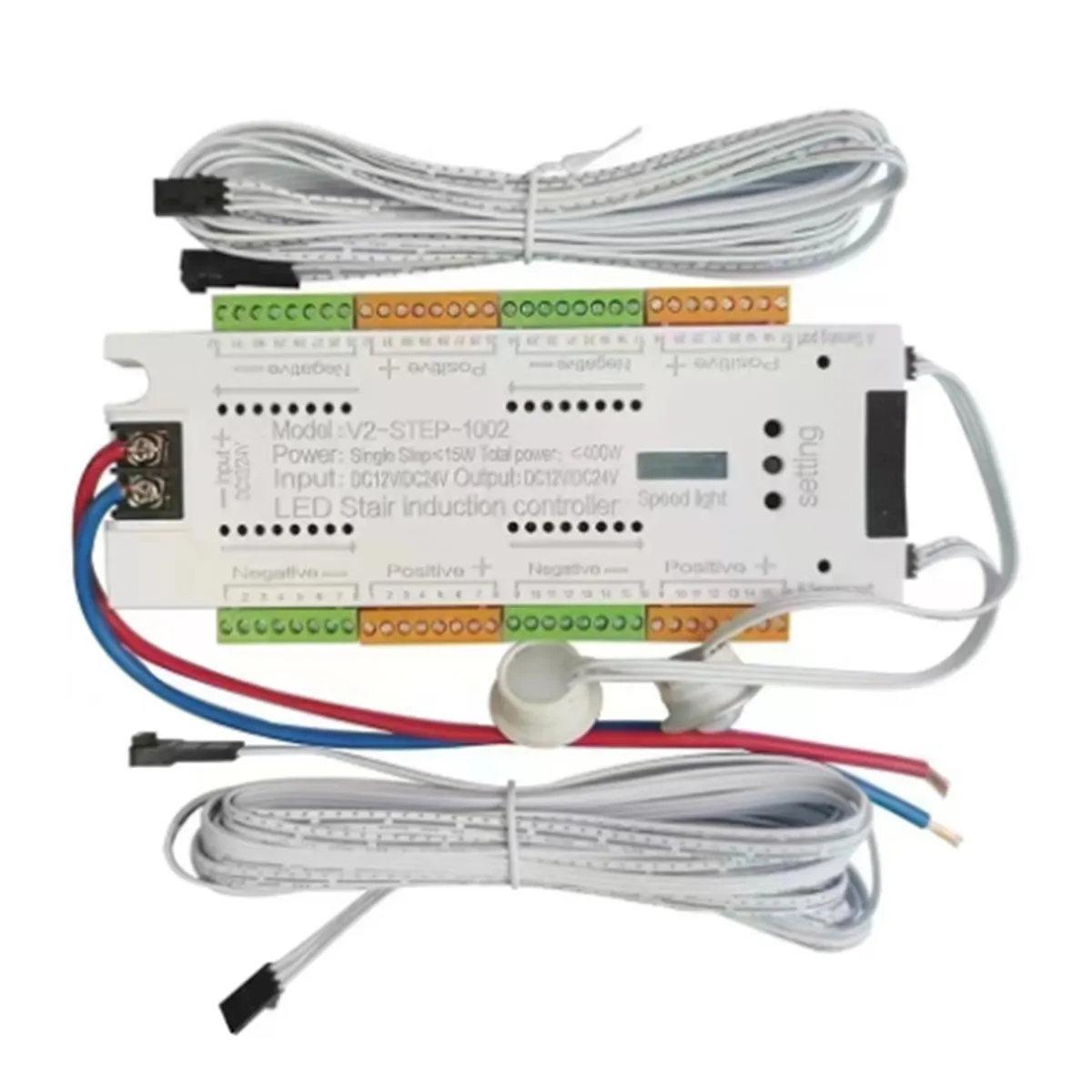 32 Channels Stairway Lighting LED Motion Sensor Controller Kit