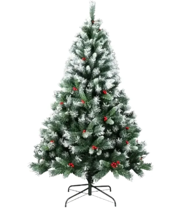Twinkle Tree Artificial Serbian Sprouse Christmas Tree with Red Berries