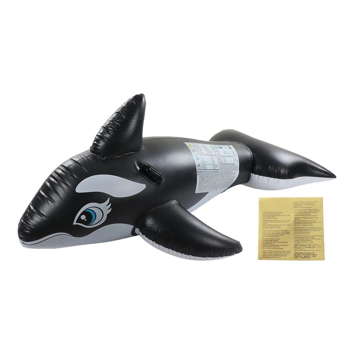 Inflatable Whale Pool Float PVC Lounge Compatible With Adults