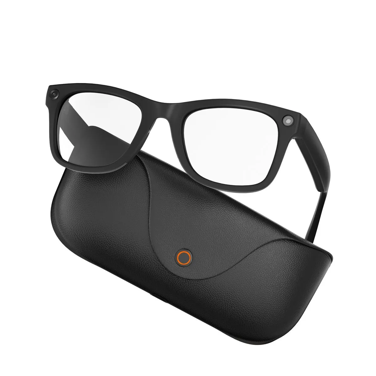 Koirerooy AI Smart Glasses 4K Camera Real-Time Translator ChatGPT Voice - Black