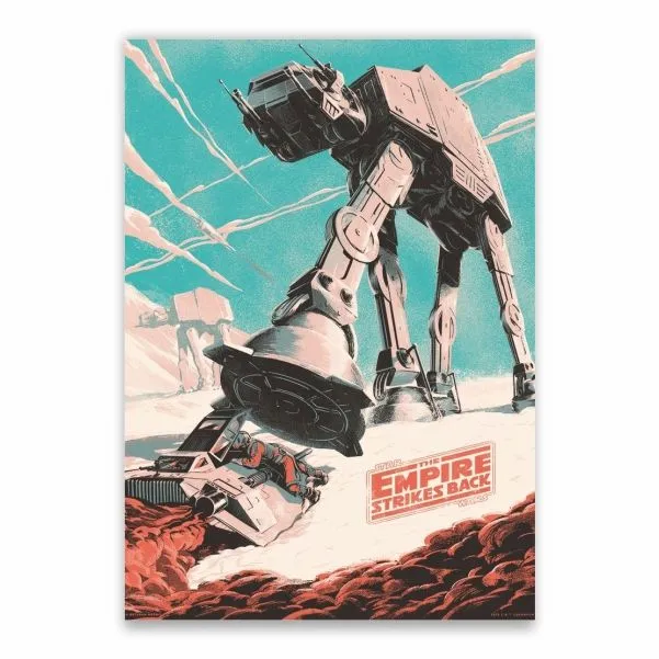 The Empire Strikes Back Battle Poster - A1