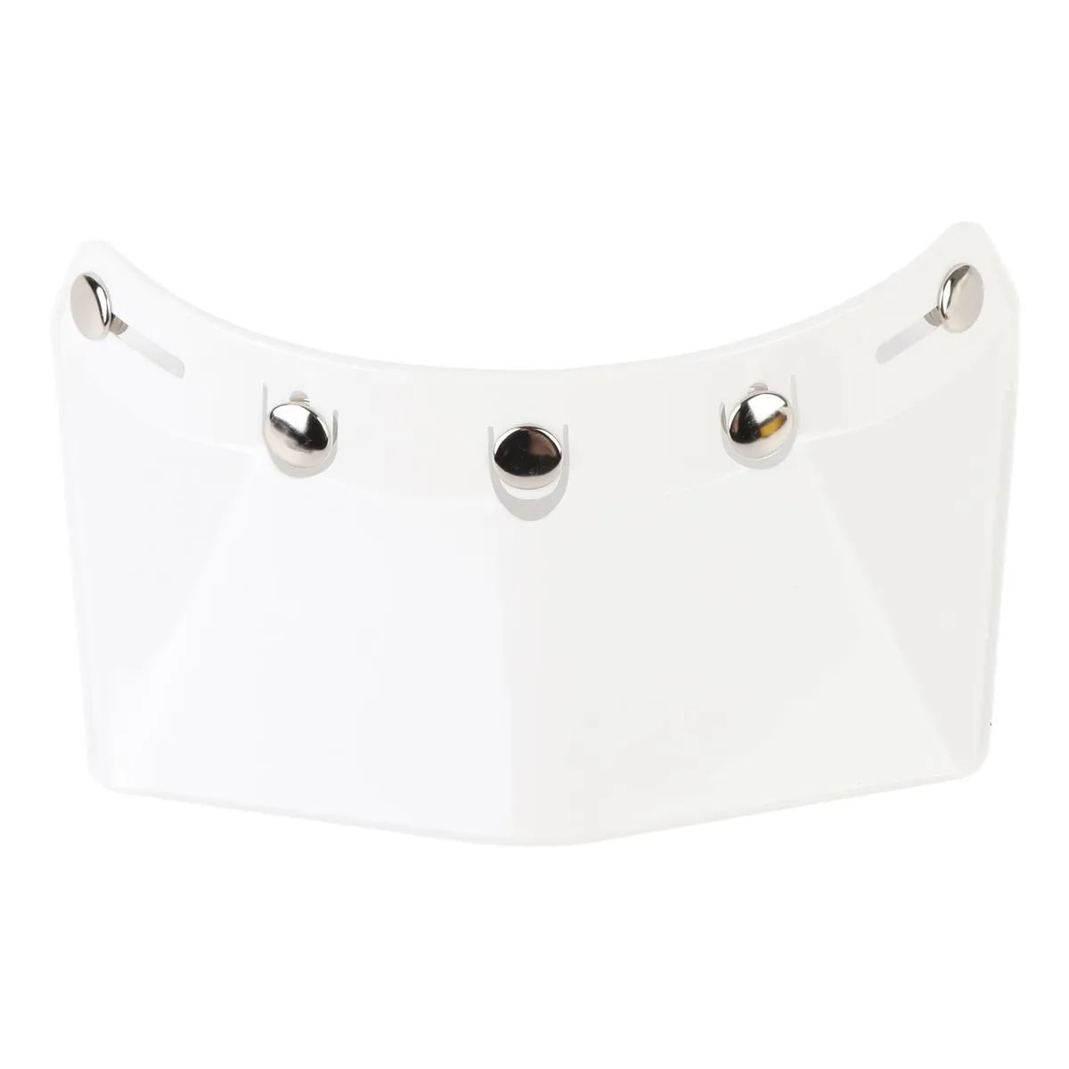 5-Snap Visor Compatible with Open Face Motorcycle Helmet