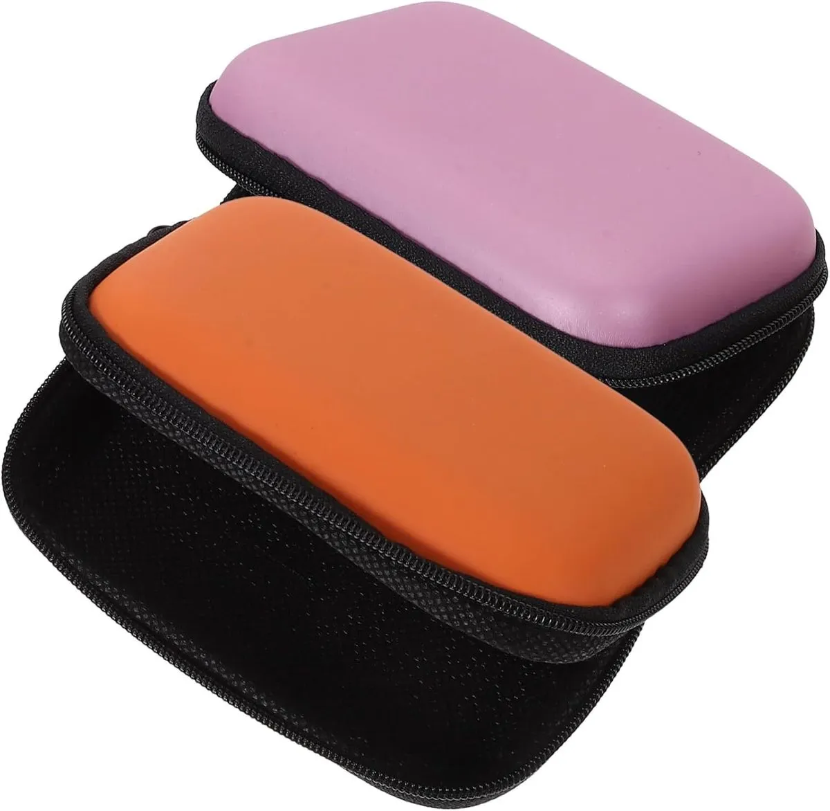 Portable Hard Drive Case Durable Storage Box with Stylish Colors - 2 Piece