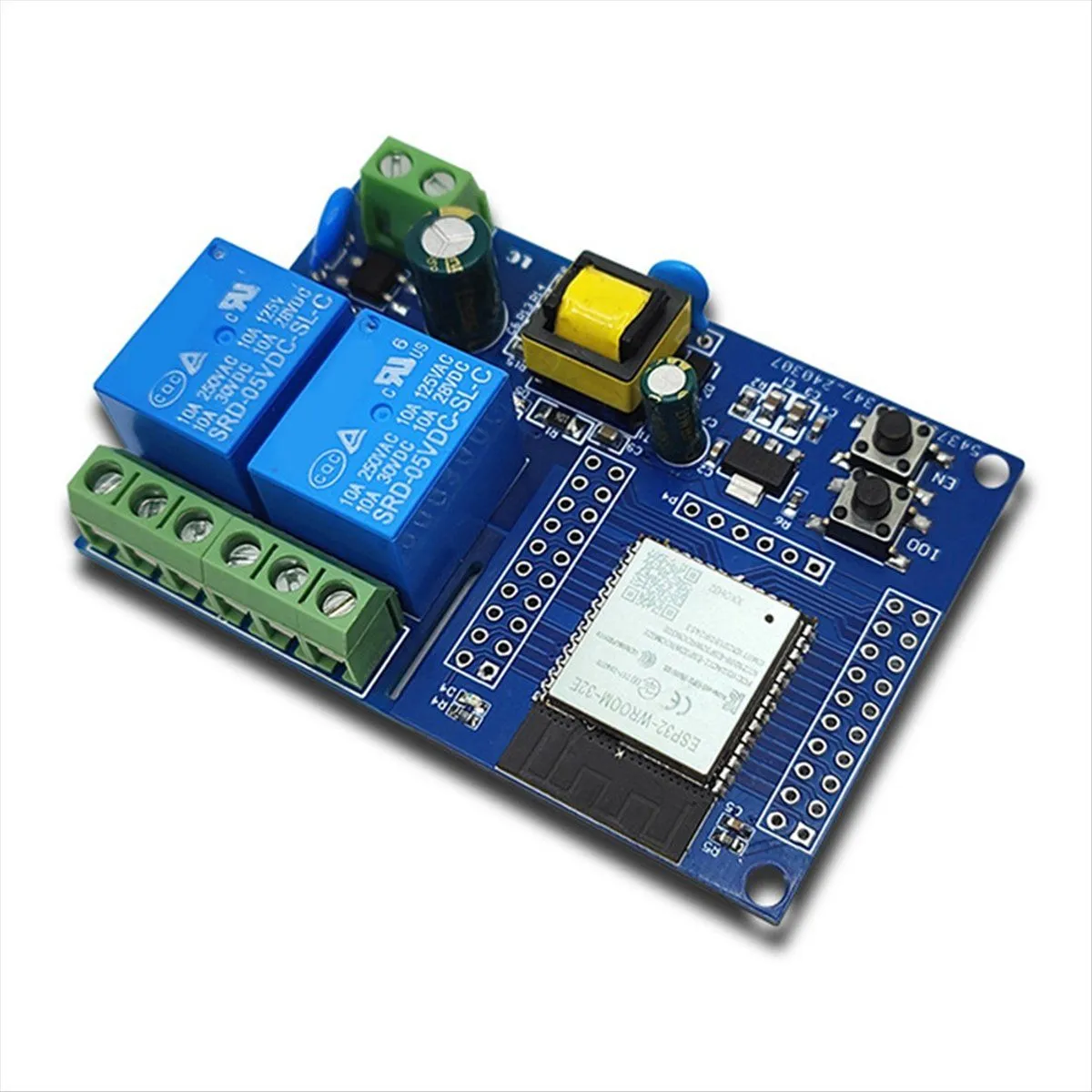 ESP32 Relay Module Dual Channel WiFi Bluetooth