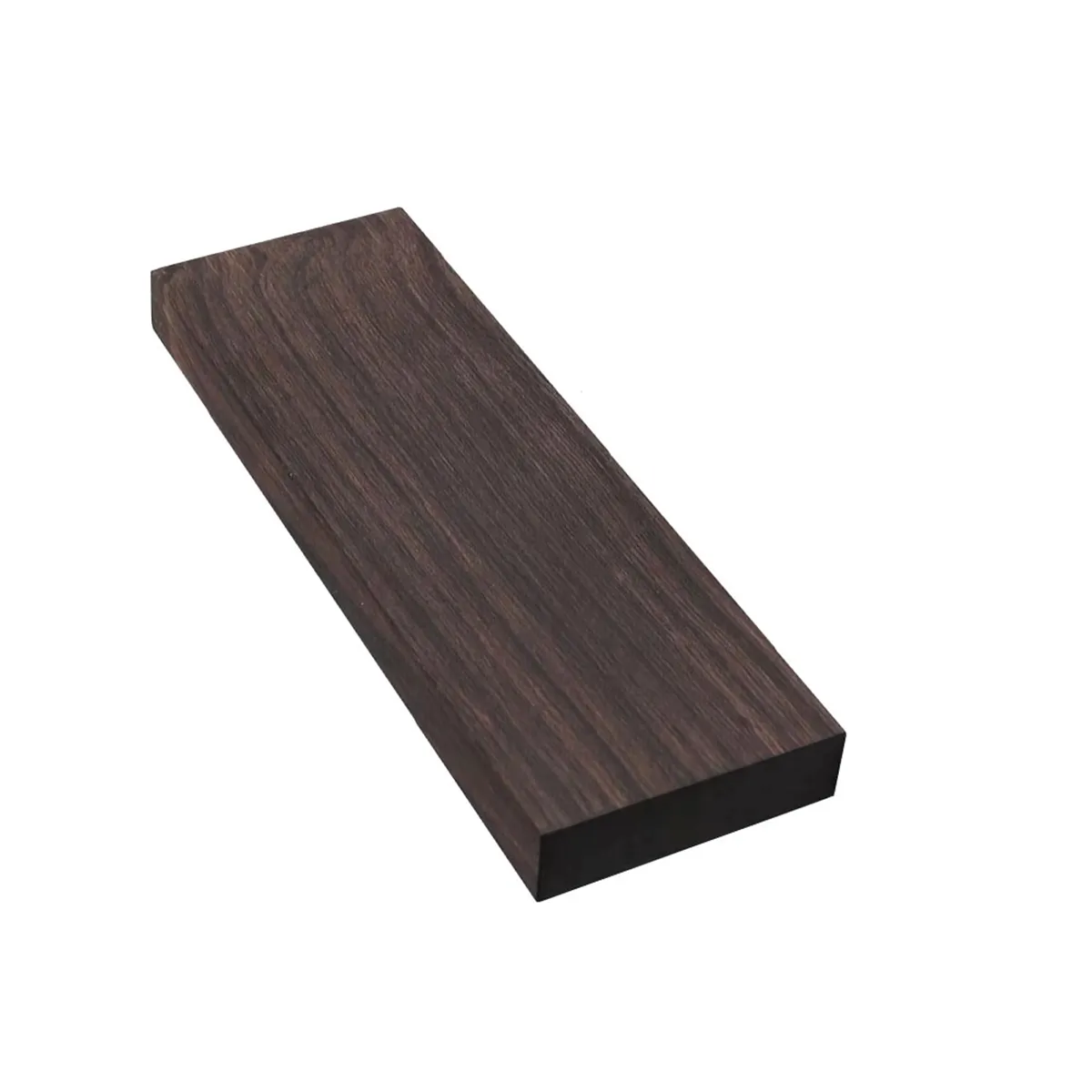 4PCS Unfinished Ebony Wood Blank Board for DIY Guitar Accessories