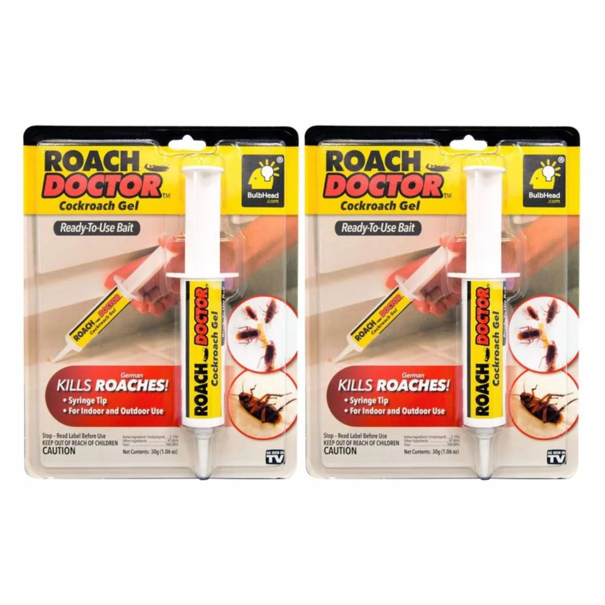 Roach Doctor Cockroach Killing Gel - 2 Piece