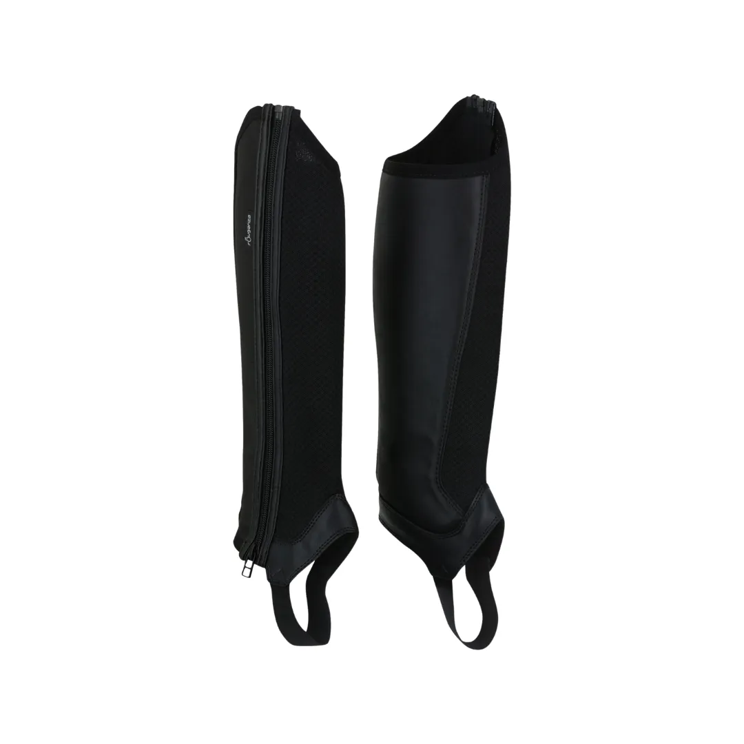 Fouganza Kids' Horse Riding Mesh Half Chaps