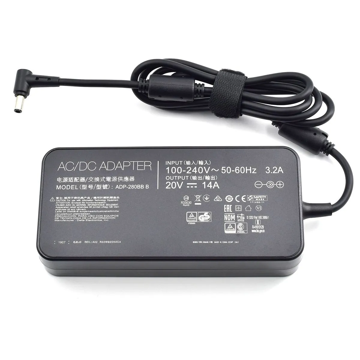 280W Charger Compatible with Asus Rog Strix G16 G614 - ADP-280BB B