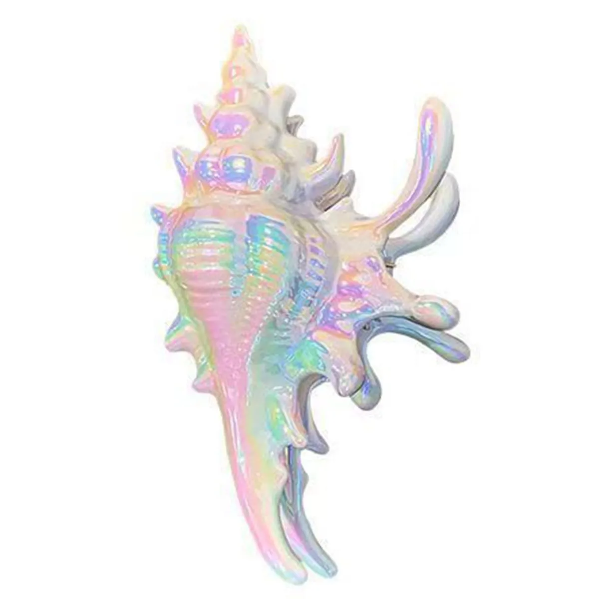 Hair Clip Conch Hair Claw Clips Beach Claw Clips Hair Accessories For Women - Purple
