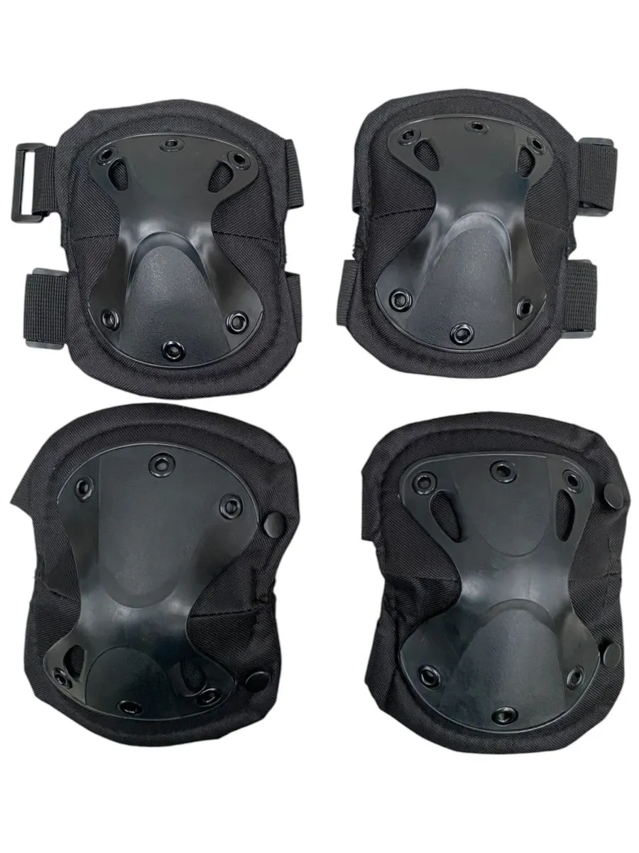 Sports Elbow & Knee Pads - Black