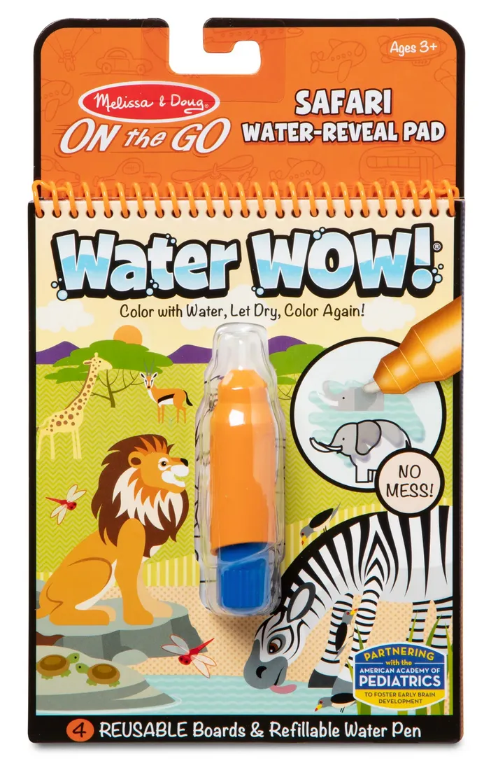 Melissa & Doug On the Go Water Wow! Water-Reveal Pad - Safari