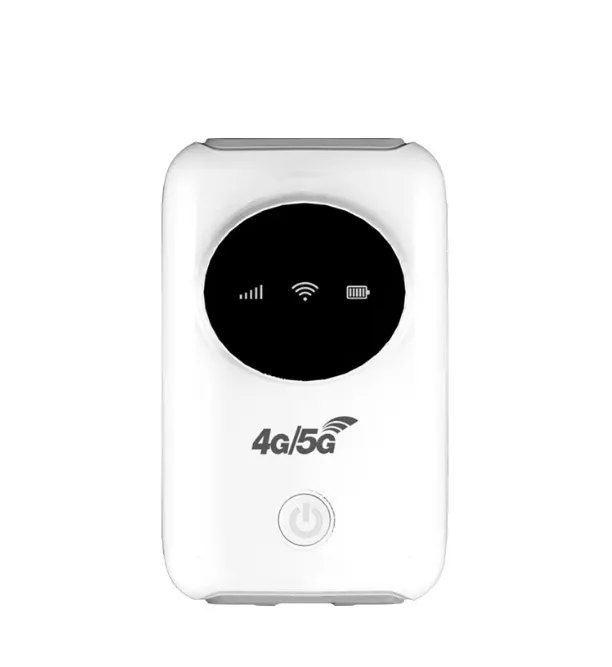 4G/5G Wi-Fi Router with SIM Card Slot, Portable, 3200mAh Battery, White