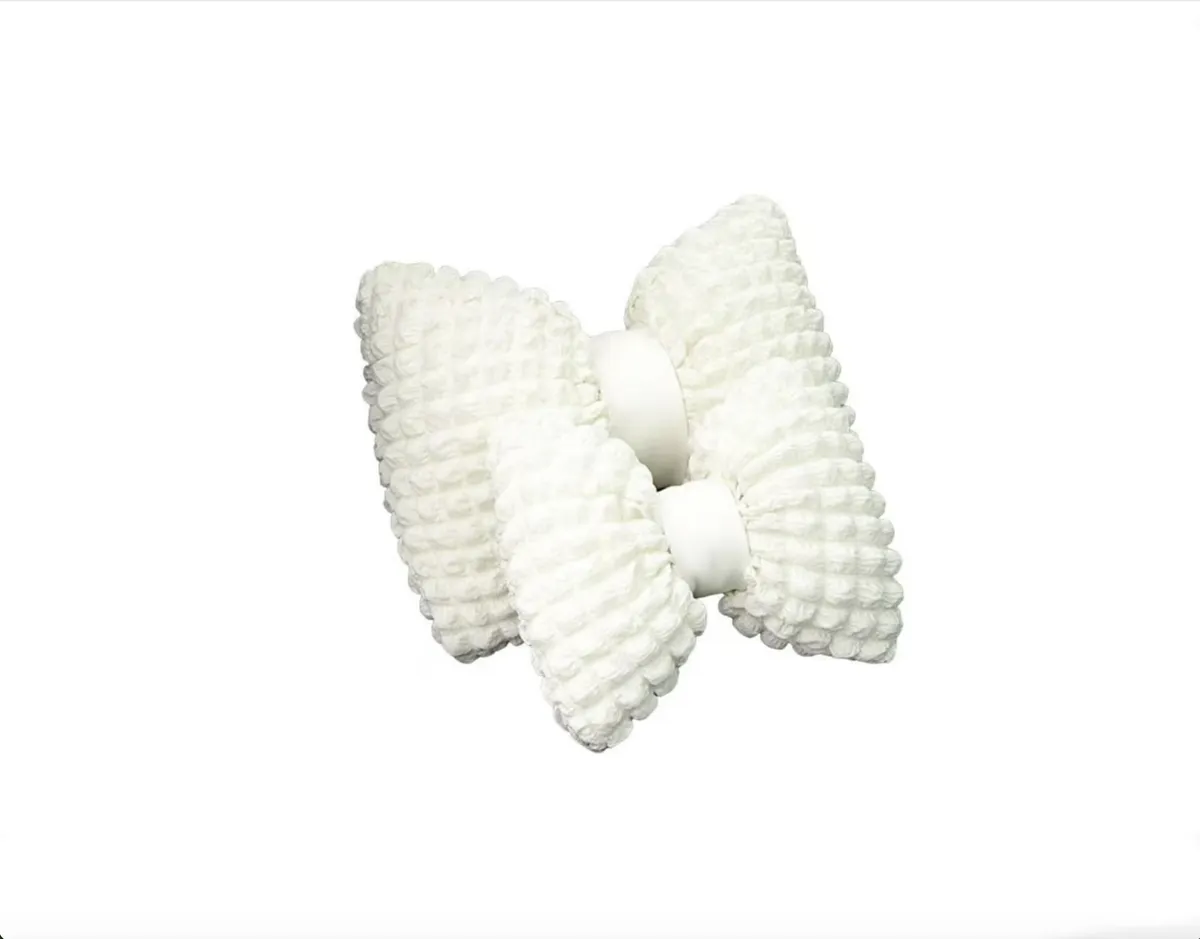 1 Set Car Neck Waist Pillow Car Headrest Filled Fiber Universal Car Pillow