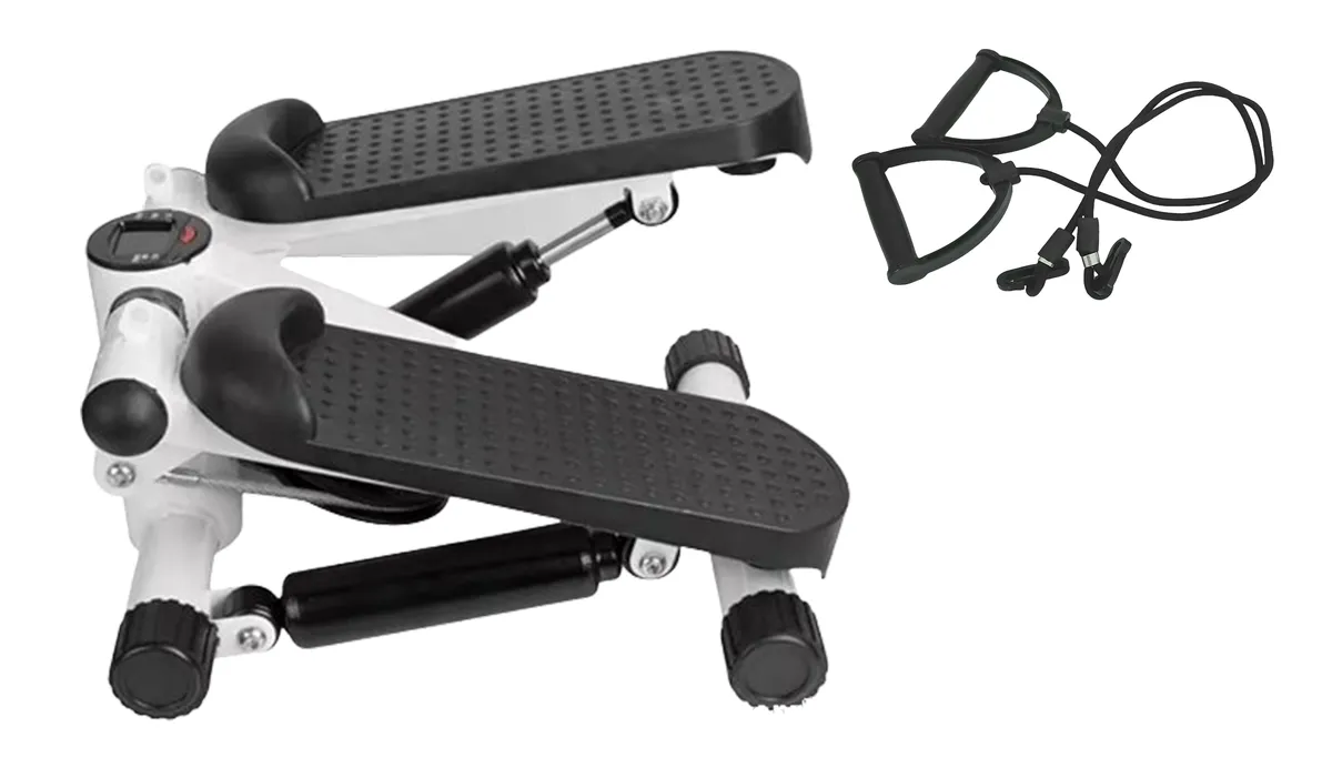 Mini Stepper Premium With Arm Stretcher - Black