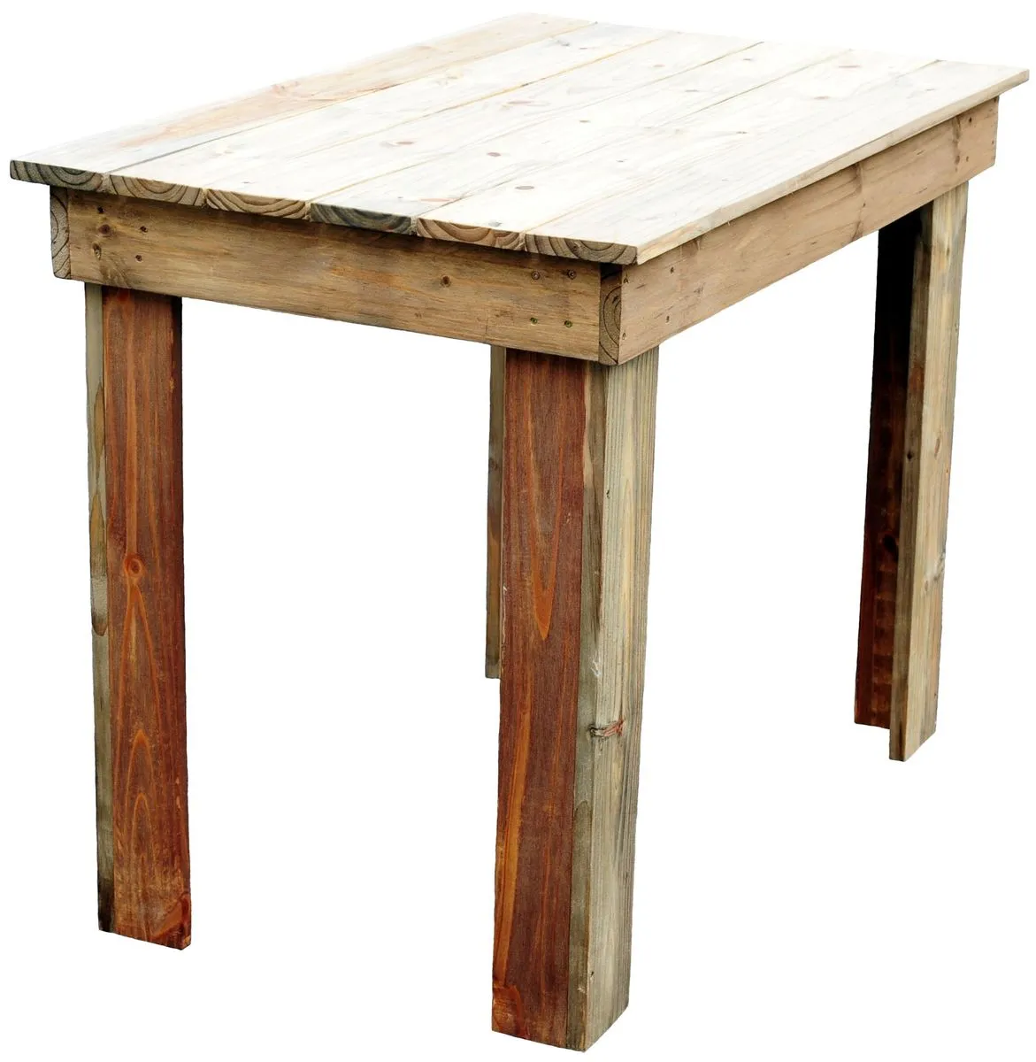 Rustic 1mx62cm Table for Patio or Dining Room Made From Wood - Mariner