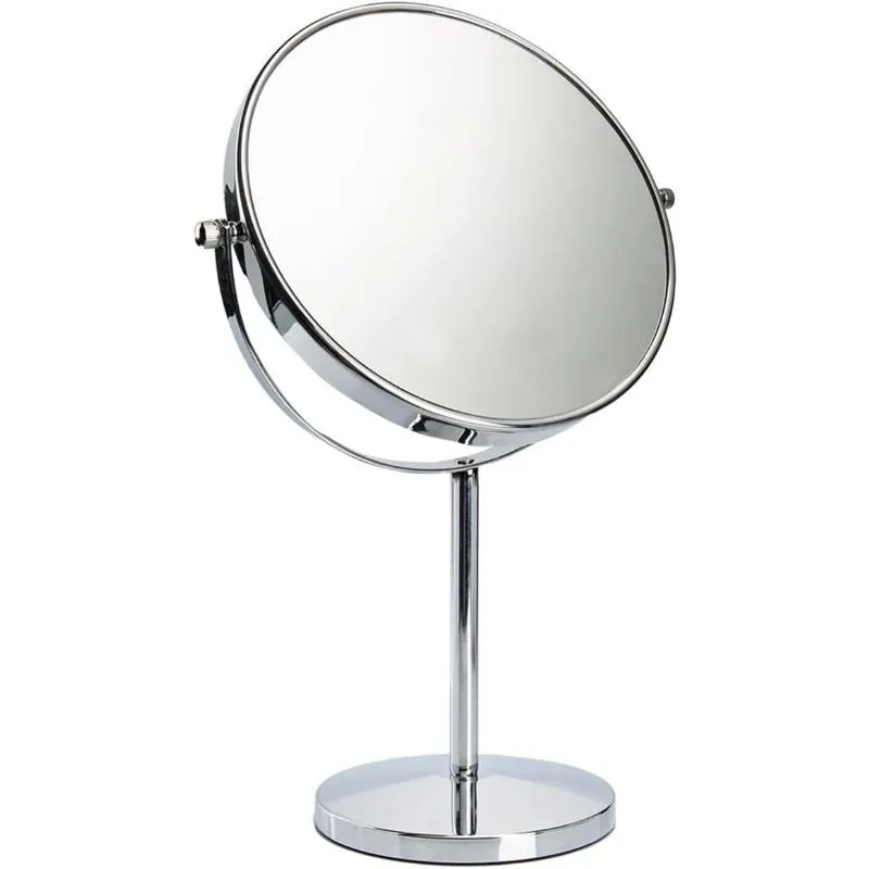 Double-Sided Magnifying Makeup | 360 Swivel Tabletop Vanity Mirror