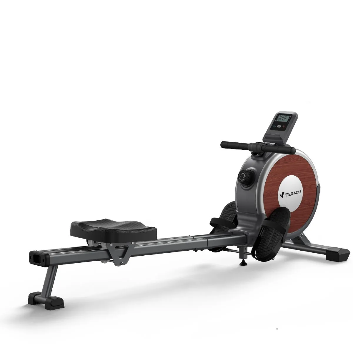 MERACH Q1S Magnetic Rowing Machine 16 Levels of Quiet Resistance LCDMonitor