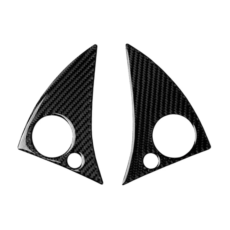 2Pcs Steering Wheel Cover Trim for W204 C180 2007-2010