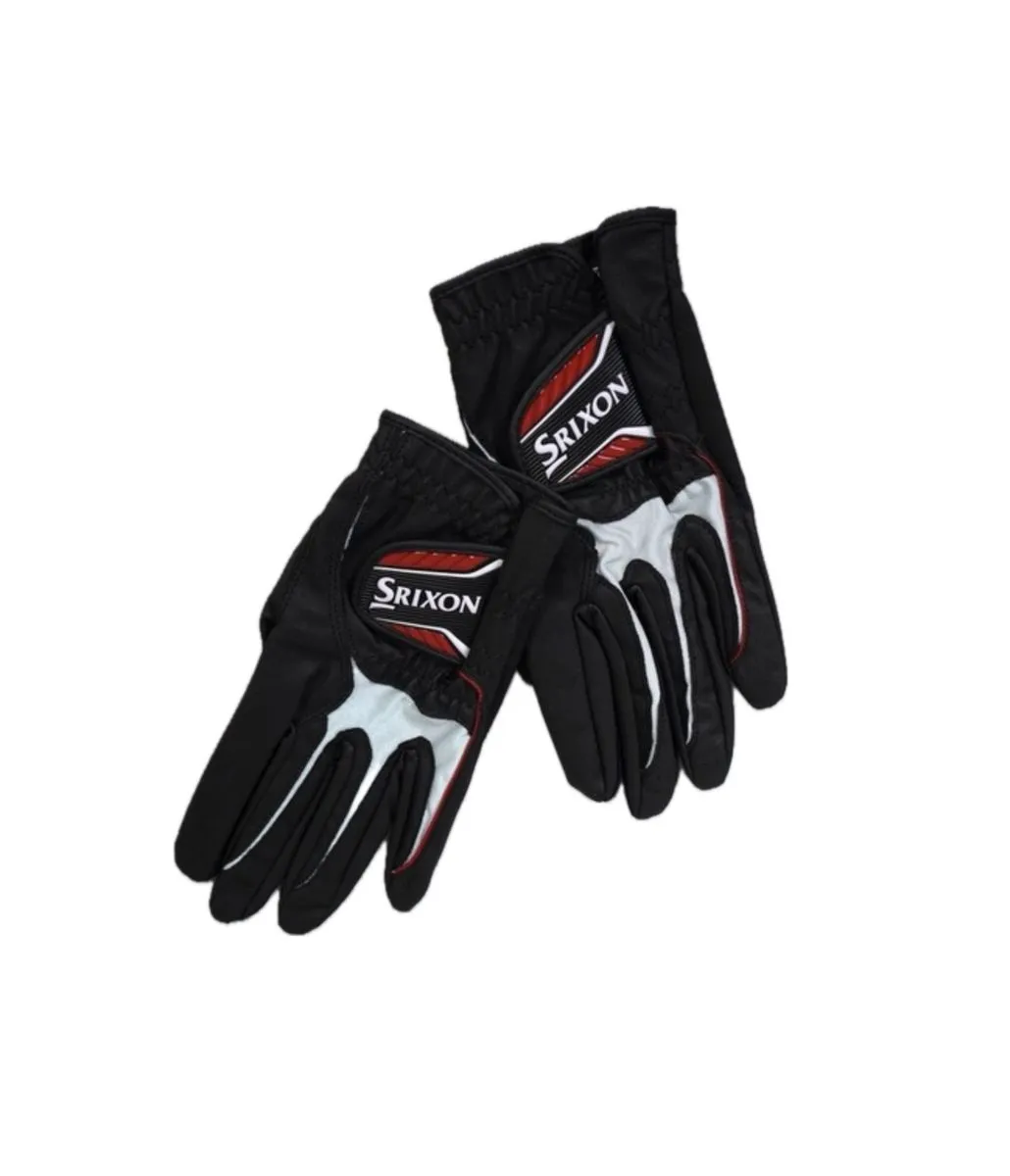 Srixon All Weather Golf Small Glove Double Pack- - Black