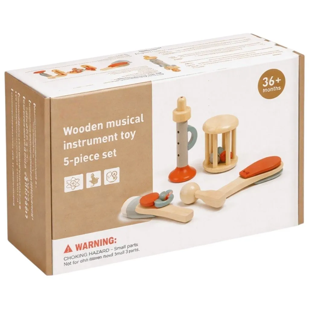 5 Piece - Musical Instrument Set - Multicolour