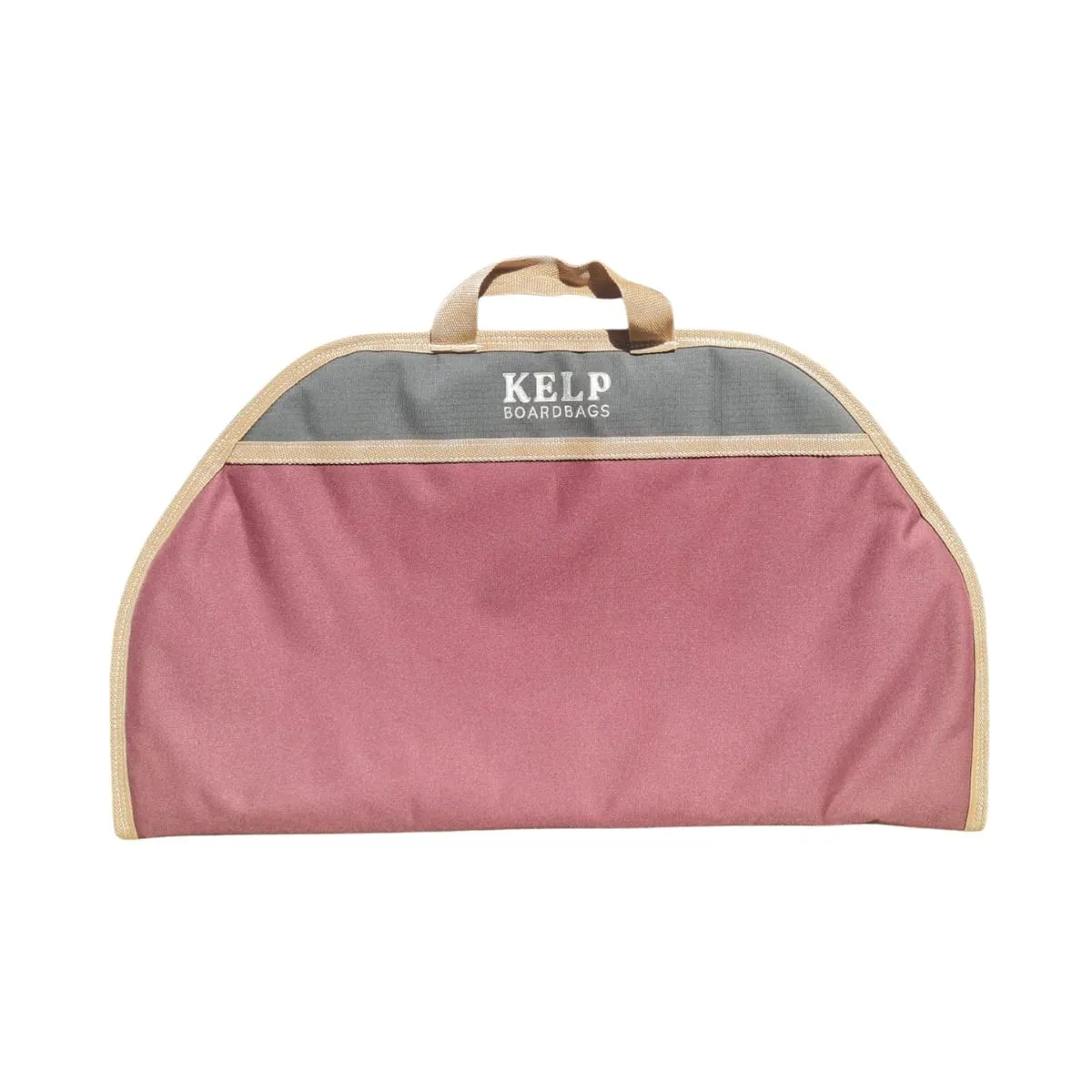 Wetsuit Clamshell Changing Mat Burgandy - Burgandy with Beige Trim