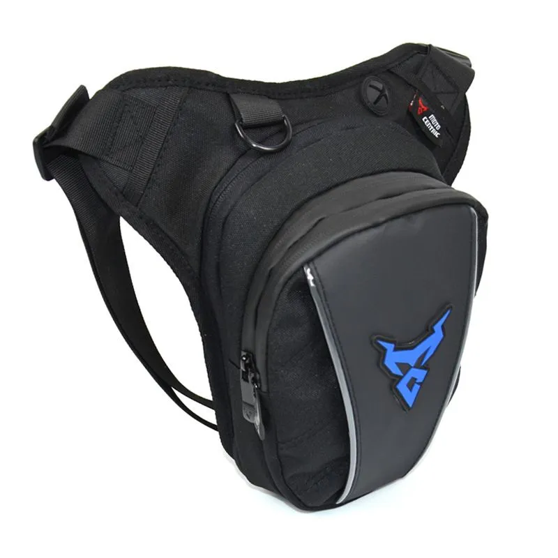 Waterproof Motorcycle Leg Bag - Blue