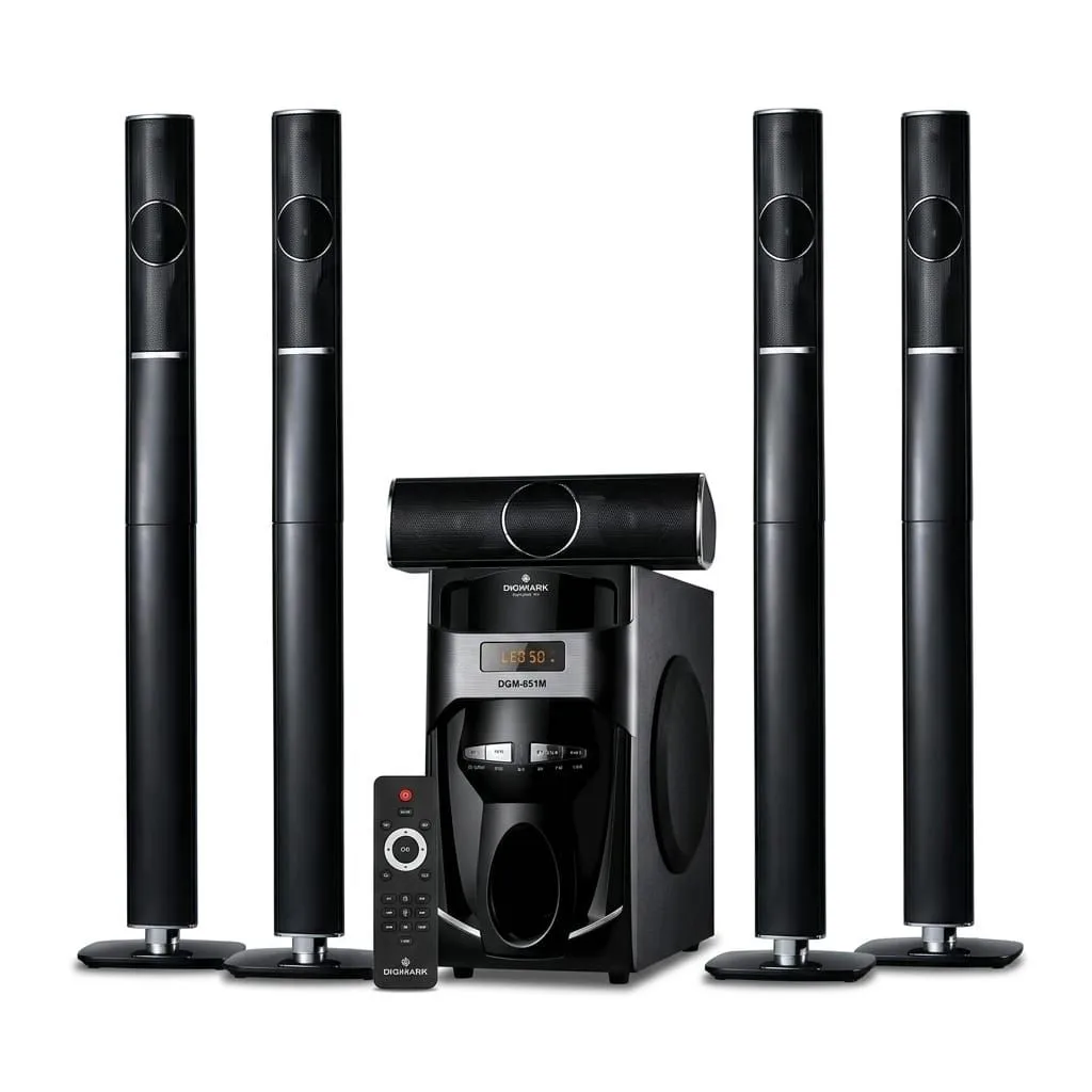 Digimark 5.1 Channel Multimedia Home Theater Speaker System with Bluetooth