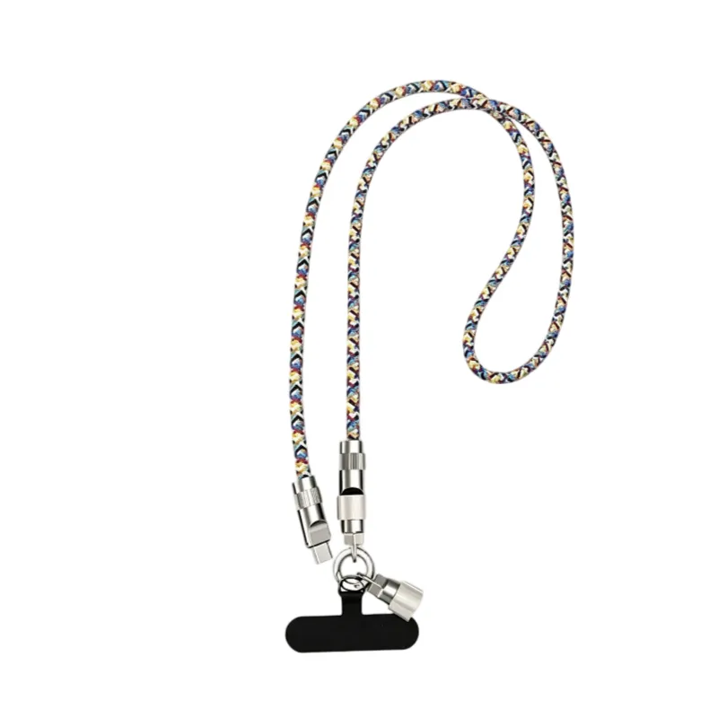 Portable Crossbody Cable Compatible with Apple Huawei and Other Cell Phones