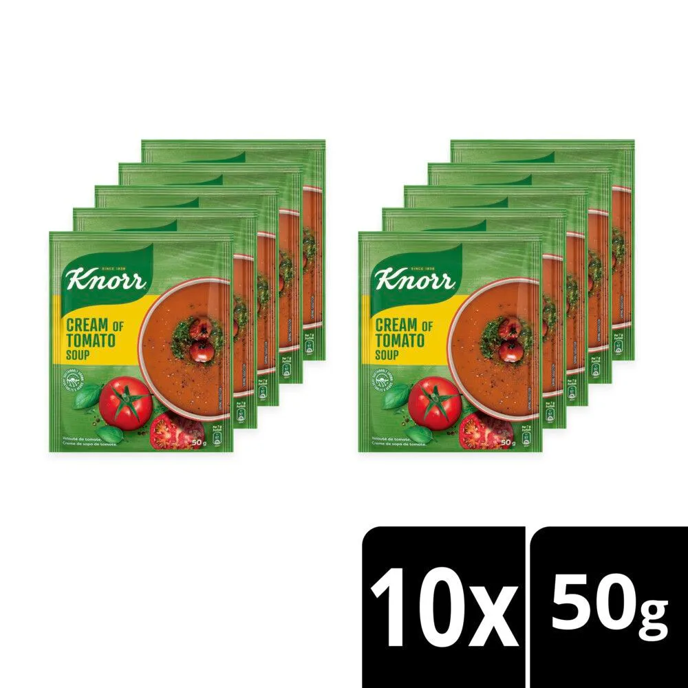 Knorr Cream of Tomato Thickening Soup 10x50g