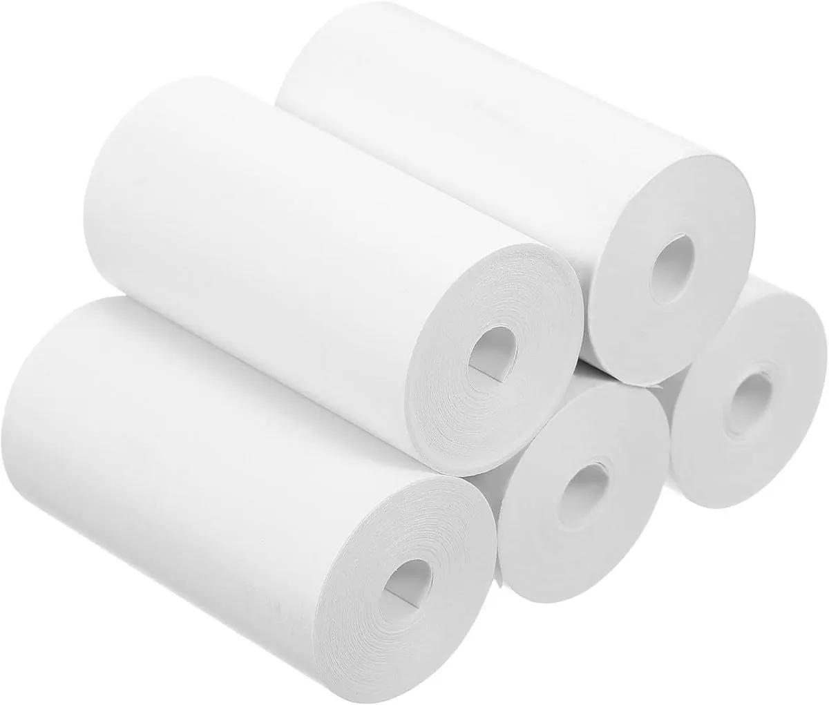 Thermal Receipt Paper Rolls 57mm X 30mm X 10m 5pcs White Thermal Printing