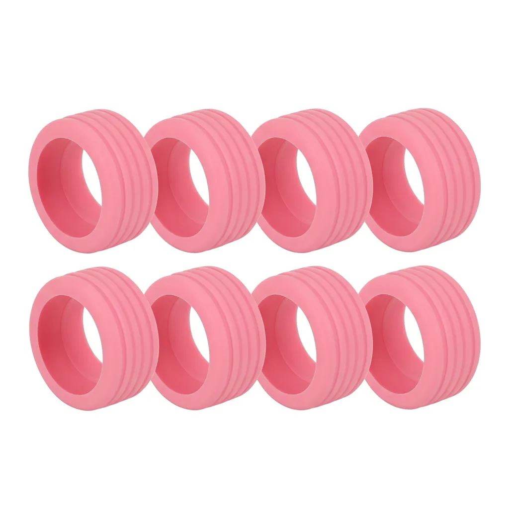 Wear-Resistant Suitcase Wheel Cover - Pink 8 Piece