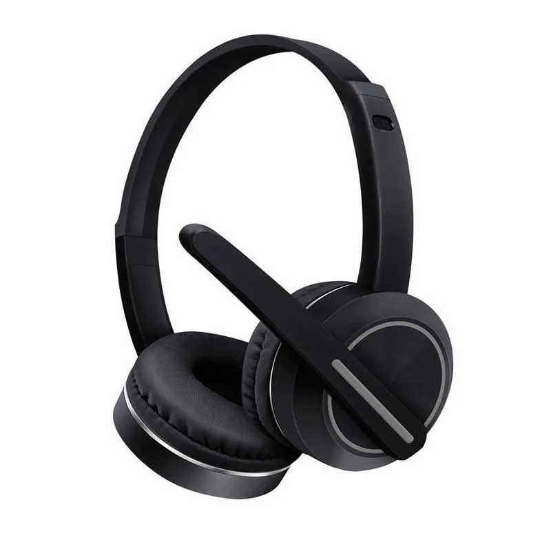 Wireless Bluetooth Headphones With Microphone - Black