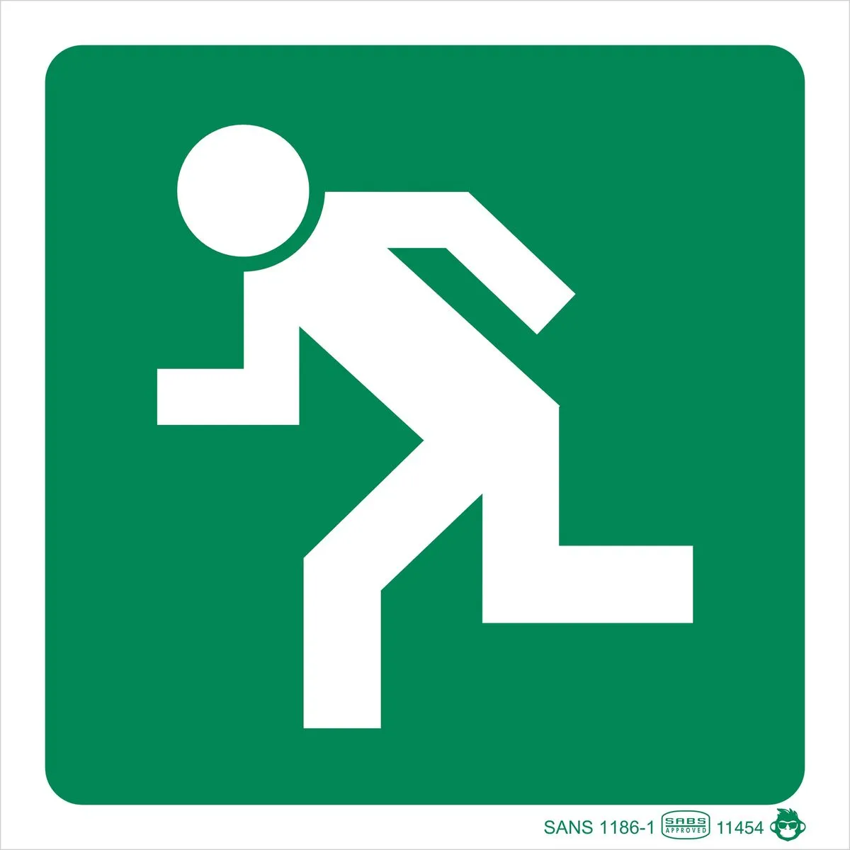 Informs People of the Direction of travel in case of emergency (Left)