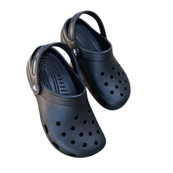 Kids Clogs, Slip-on Closed Toe Sandals - Black