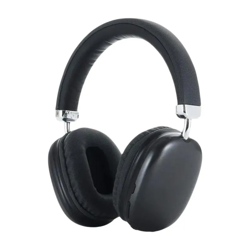 Over-ear Design Wireless Isolating Headphones, Noise Cancellation BT - Black