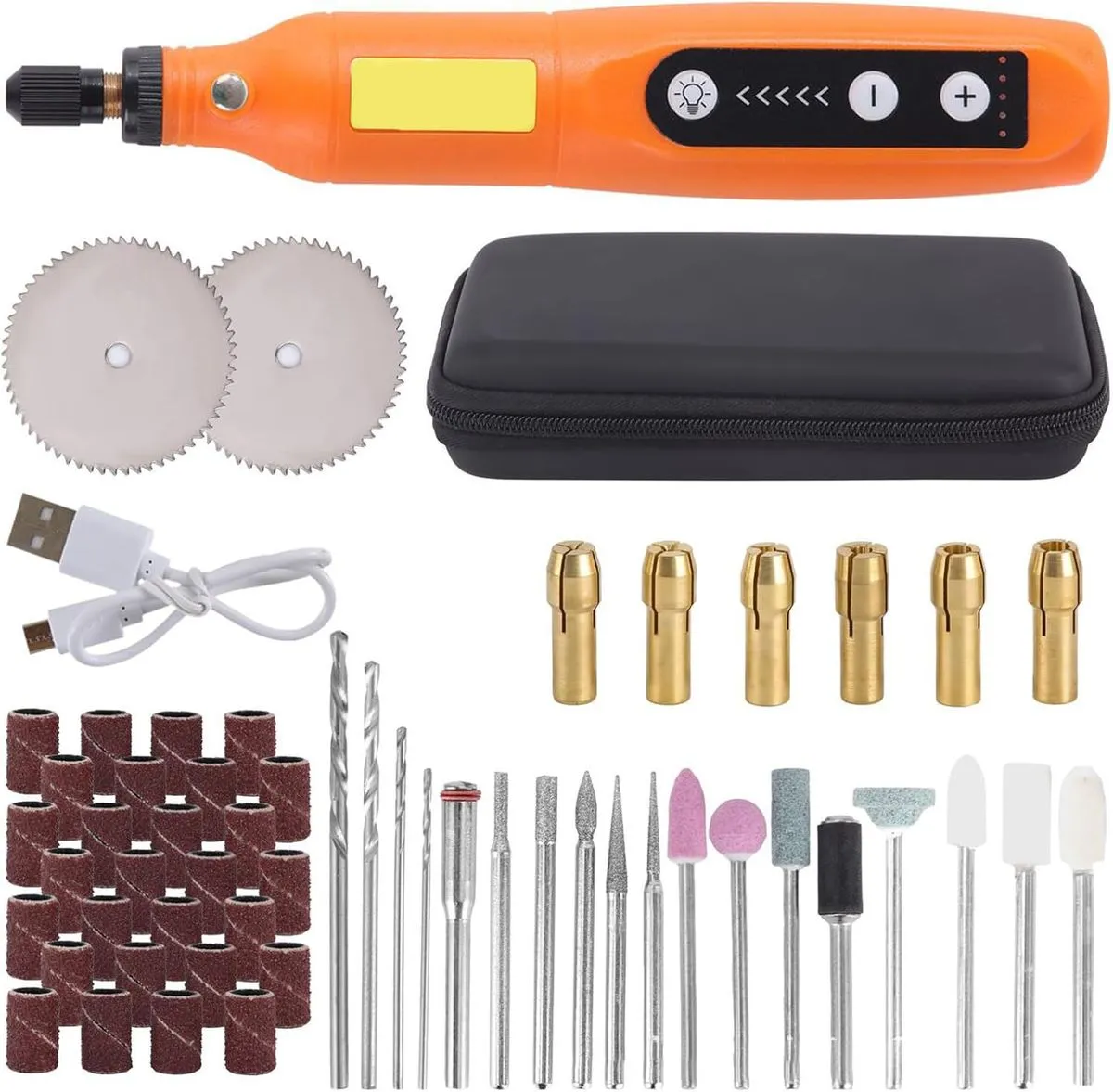 Cordless Rotary Tool Kit with 58 Accessories,MultiPurpose Power Rotary Tool