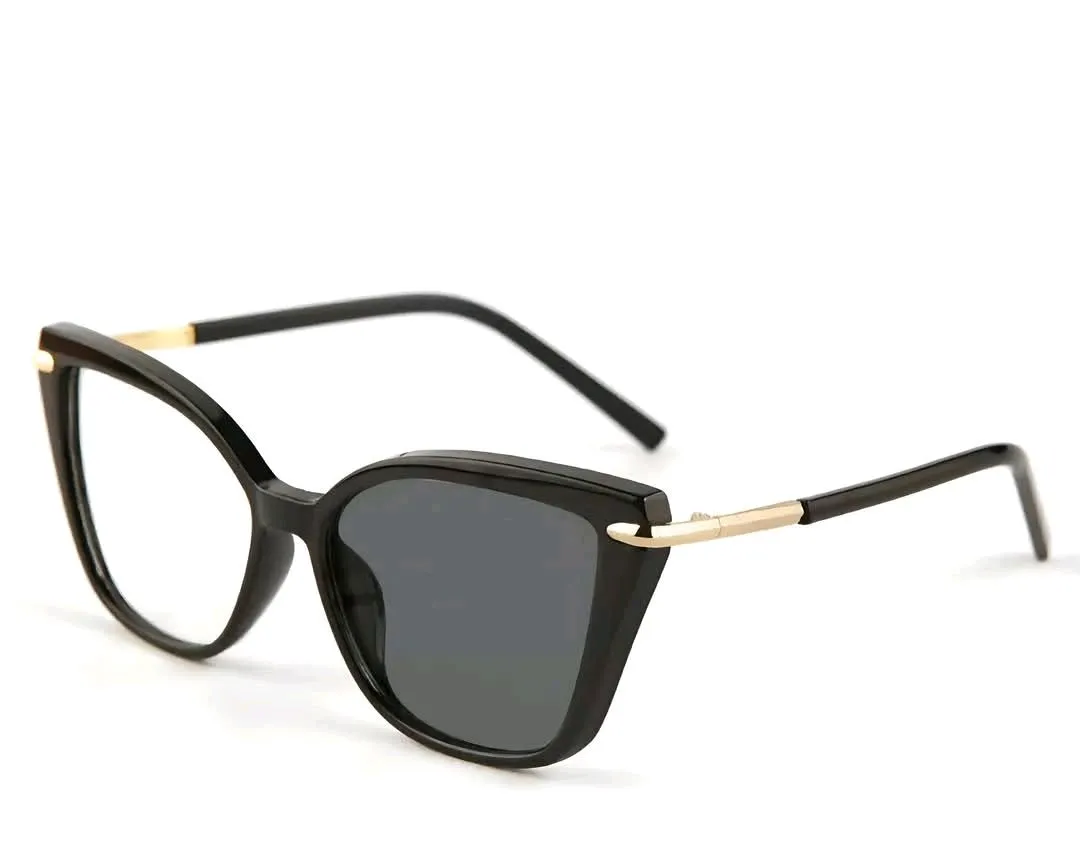 Cat Eye Fashionable Color Changing Anti-Blue Glasses