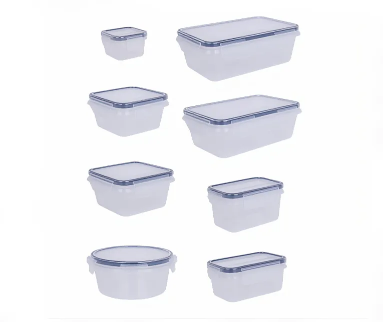 12-Piece Camping Plastic Food Storage Containers