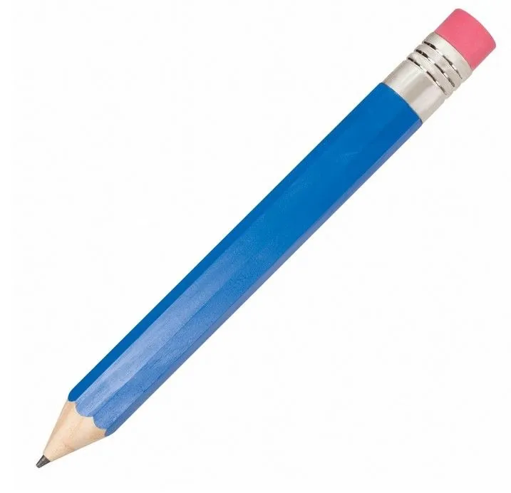 Supersized Pencil & Eraser - Blue